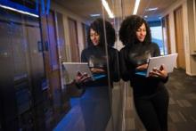 social media woman online